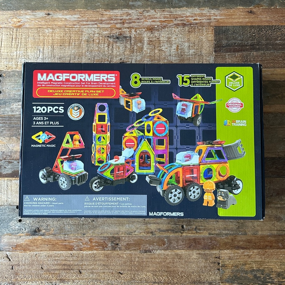 Magformers 120 pieces deluxe craft play set